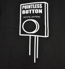 Asdfmovie By Tomska Mens Pointless Button Funny Black Shirt New S  M