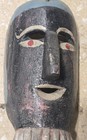 Vintage antique Authentic Dance Mask Hand Carved Hand Painted Wood  Old