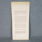 Vintage 1960s The Eye Of The Needle Menu Seattle Space Needle Western Hotels