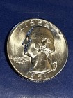 1956 Washington Quarter Uncirculated 90  Silver    free Shipping    