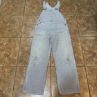 Pay Day Overalls Hickory Stripe Vintage Union Made Sanforized Work 50s 60s