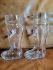 Pair Of World Cup Soccer Cleat Weihenstephan 0 5l Pilsner Beer Glasses - Germany