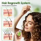 8pcs set Hair Regrowth System  Advanced Microneedle Roller Hair Growth Treatment