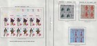 K3 25 Pages Of  Plate Blocks Us Stamps 376  Stamps 1975-1977 No Cancellations