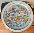 Presidential Campaign Buttons Serving Tray G Burke Agency Pinback Political Vtg