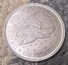 1776-2026 Draped Bust Flying Eagle Over-strike On 40  Ike - Silver  Dan Carr