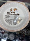 Vintage 1981 Watkins Chicken Pot Pie Recipe Kitchen Decor Pie Plate