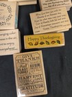 Lot Of 22 Rubber Stamps Thanksgiving Feast Autumn Family School Teacher Craft