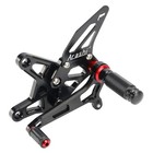 Cnc Aluminum Rearsets Footpegs Black Fits Kawasaki Ninja Zx6r Zx636 2024 2025