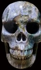 5 0  Green Moss Agate Hand Carved Crystal Skull  Realistic  Crystal Healing S20