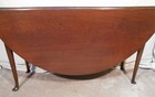 Antique 18th Century Queen Anne Mahogany Drop Leaf Table