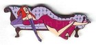 Old Noc Disney Pin Who Framed Roger Rabbit Jessica Rabbit Lying On Couch Sofa