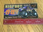 2 Bigfoot 88 Static Cling - Truck Car Auto Window Decal - Original Monster Truck