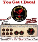 1015 Johnny One Note Jukebox Top Of Stack 78 Mechanism  Decal Sticker