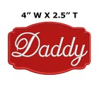 Custom Christmas Embroidered Name Tag Patch Iron-on Your Name Personalized Gift