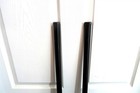 Lot Of 2 Yakima 55  Roof Rack Round Load Bars 1  With End Caps Pair Set