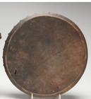 Small African Tribal Drum Wood And Animal Hide Papua New Guinea