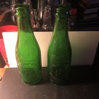 J Pabst And Sons Co Hamilton  Oh Vintage Green Glass Bottles 1927  1931 O-i Rare