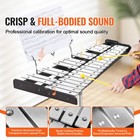 30 Note Glockenspiel Xylophone Bell Kit With Mallets  Stand   Practice Pad