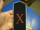 Wwi German Army Shoulder Board X Corps Clothing Depot