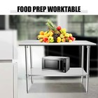 36x18x34  Stainless Steel Food Prep Work Table Nsf Commercial Restaurant Kitchen