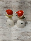 Vintage Napco Japan Christmas Kids Salt And Pepper Shakers Bell Snowflake