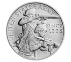 2024 1 Oz Silver Medal     U s  Army     Ogp Box   Coa 999 Fine    trusted   