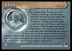 Xena Warrior Princess 2005 Rittenhouse Tv Show Card  17  nm 