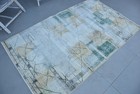 Turkish Vintage Accent Rug 3 8x6 2 Ft  White Wool Rug