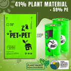 Pet N Pet 1080 Count Green Poop Bags For Dogs  41  Plant-based
