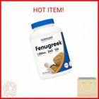 Nutricost Fenugreek Seed 1350mg  240 Capsules - Gluten Free  Non-gmo  675mg Per 