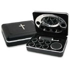 Communion Set Remembranceware Legacy Portable - Black - Lords Supper New 