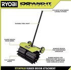 Ryobi Expand-it Rubber Sweeper Attachment Ryswprub  Attachment Only