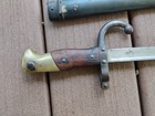 Imperial French Model 1878 Sword Bayonet  With Scabbard   All Original 