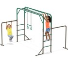 Monkey Bar Set Gymnastics Bar Climbing Frame Heavy Duty Metal Backyard Playset
