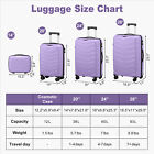 12  20  24  28  Trolley Case 4-piece Hardside Spinner Luggage Suitcase Bag Set