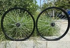 26  Bike Wheel Rims Double Layer Alum Alloy 10g 36 Spokes Wheelset  18t Flywheel