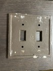 Vintage Cast Iron Farmhouse Wall Plug Outlet Cover