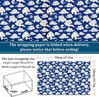 12 Sheet Blue Chinoiserie Wrapping Paper 19 7 X 27 6 Inch Classic Chinese Landsc