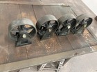 Cast Iron Vintage Industrial Cart Wheels
