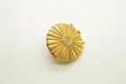 Estee Lauder Solid Perfume Compact Gold Tone Lapis Color Stone Empty