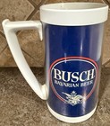 Busch Beer Logo Thermo Serv Plastic Mug Stein Made In Usa 