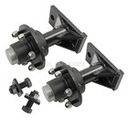 6x5 5 Lug Bolt-on Spindle Kit Shipping Container Wheels With Handle
