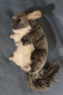 Hansa Plush Lifelike Hand Crafted Chinchilla 8    Tall  Excellent Condition 2010