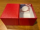 1  Red  2 5 X  2 5 Coin Holder Storage Box 2 5 X 4 5     50  American Flag Flips