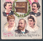 Sohmer Piano 1800 s Famous Music Artists Campanini Patti Advertising Trade Card
