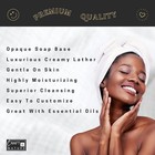 4 Lb All Natural Unscented Goat Milk Moisturizing Glycerin Melt And Pour Soap   