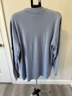 New-rasco Fr Flame Resistant Long Sleeve Henley Blue Size 2xl