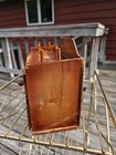 Vintage Wood Sewing Hanging Storage W  4 Drawers Vgt Buttons Japan 