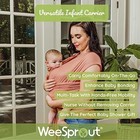 Weesprout Baby Wraps Carrier-perfect Child Sling  Newborn   Infant  Gingham Sand